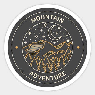 Mountain Adventure Sticker